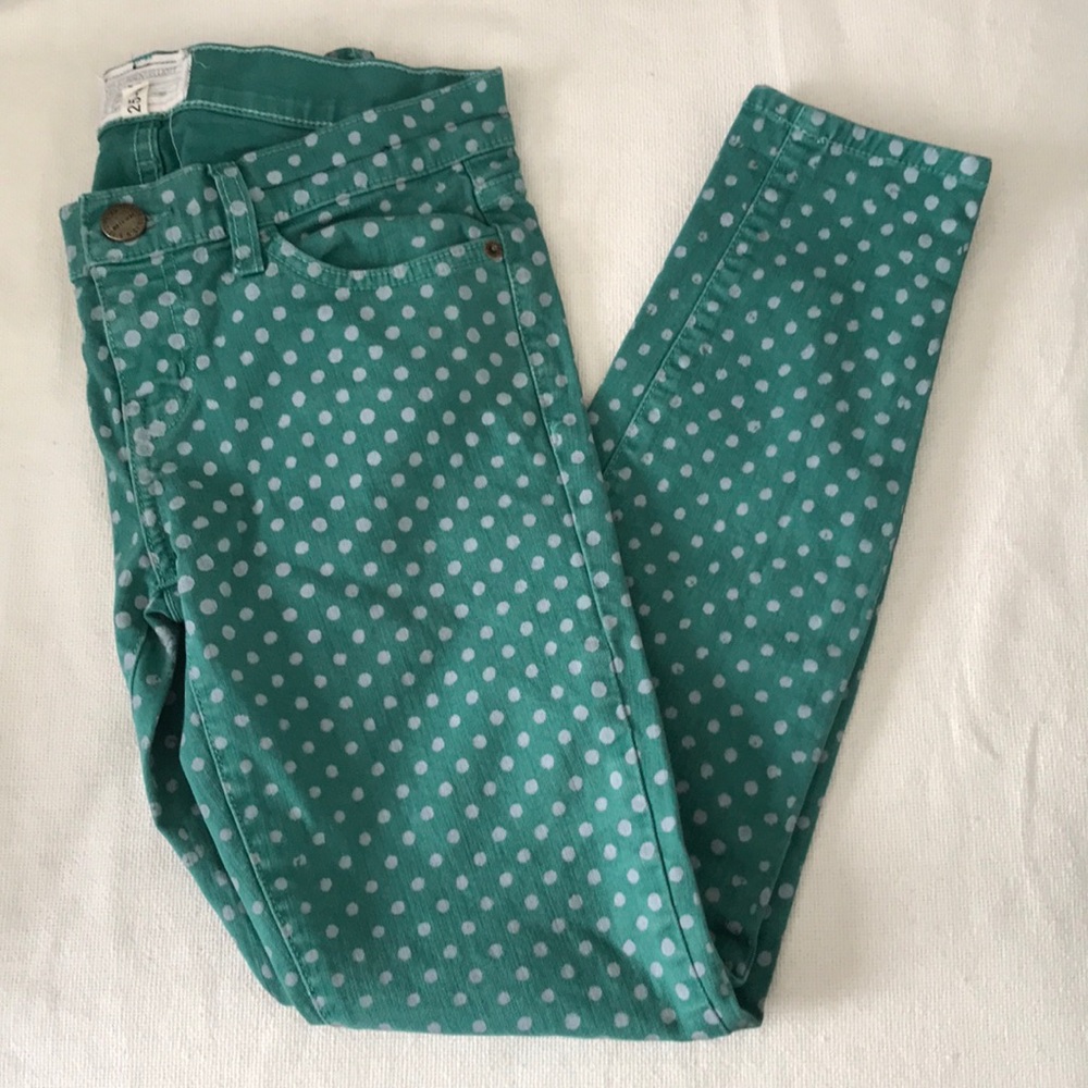 Current Elliott Polka-Dot Jeans